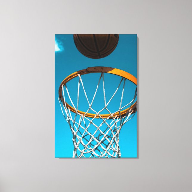 Phantastisches Basketballgeschenk Leinwanddruck (Vorderseite)