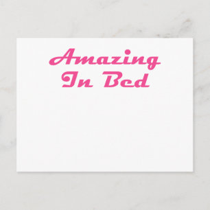 Phantastisches Bett Postkarte