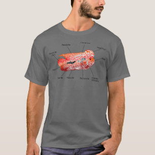 Phantastisches Blumenhorn Anatomie T-Shirt