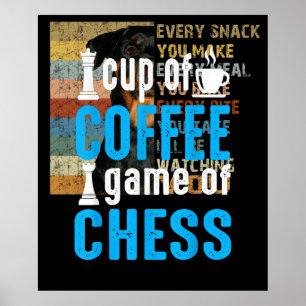 Phantastisches Brettspiel - Kaffeespiel Poster
