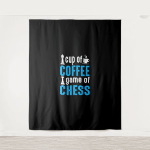 Phantastisches Brettspiel - Kaffeespiel Wandteppich