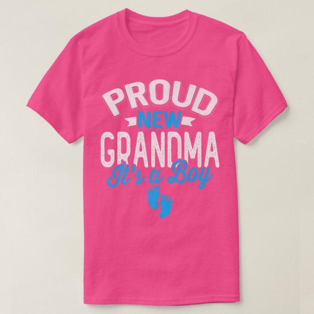 Phantastisches Cooles neues Oma Es ist ein Junge G T-Shirt (Design vorne)