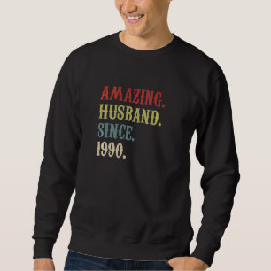 Phantastisches Ehemann seit 1990 32 Hochzeitstag Sweatshirt