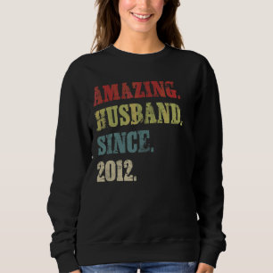 Phantastisches Ehemann seit 2012 10 Hochzeitstag Sweatshirt