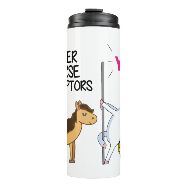 Phantastisches Einhorn-Geschenk für Krankenpfleger Thermosbecher (Vorderseite)