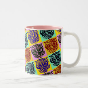 phantastisches Eukalyptmuster Zweifarbige Tasse