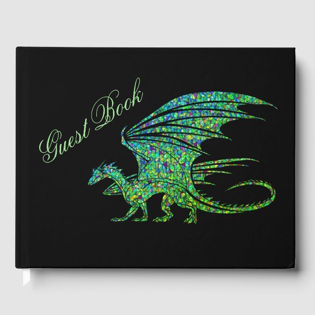 Phantastisches Gästebuch des Mosaikgrünen Drachen (Vorderseite)