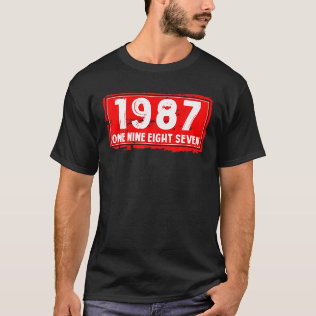 Phantastisches Geburtsjahr 1987 für Männer und Fra T-Shirt (Vorderseite)