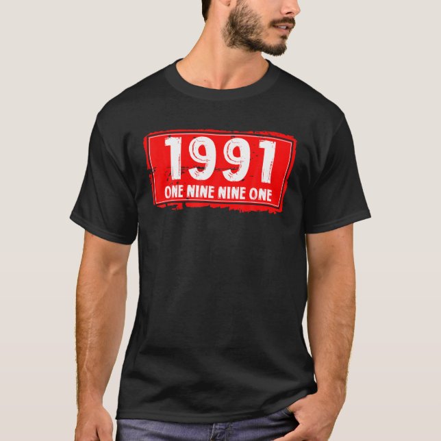 Phantastisches Geburtsjahr 1991 für Männer und Fra T-Shirt (Vorderseite)