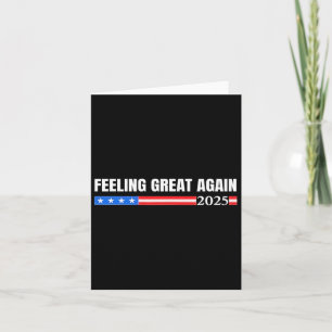 Phantastisches Gefühl wieder groß Trump 2025 Karte