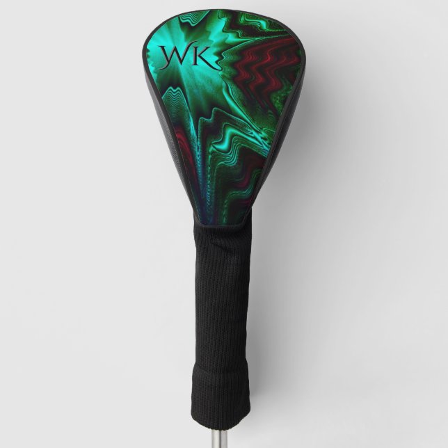 Phantastisches grünes Quarz Golf Headcover (Vorderseite)