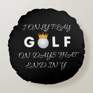 Phantastisches, individuelles Golfkissendesign Rundes Kissen