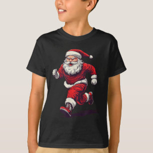Phantastisches Laufen von Santa Outfit für Joggen T-Shirt