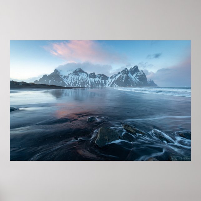Phantastisches Licht in Island | Stokksnes, Vestra Poster (Vorne)