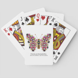 Phantastisches Monarch-Schmetterlingsmuster Spielkarten