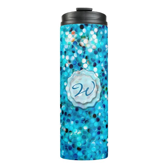 Phantastisches Mosaik 2 Thermal Tumbler Thermosbecher (Vorderseite)