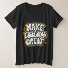 Phantastisches motivierend Zitat: Schwarze Mama Große Größe T-Shirt