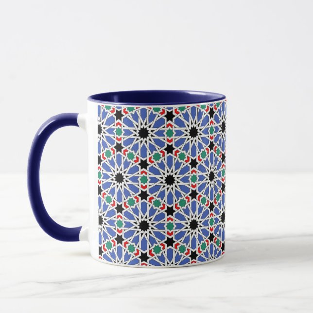 Phantastisches Nahost-Muster ز ا ر خ ف ن ه د س ي   Tasse (Links)