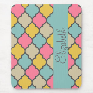 phantastisches niedliches trendy Quatrefolienfarbi Mousepad