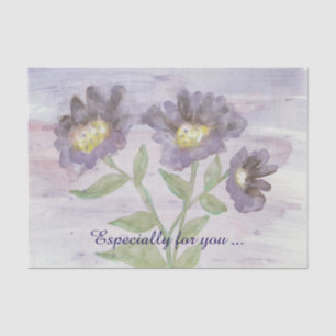 Phantastisches Papiertaschentuch mit großen violet Seidenpapier