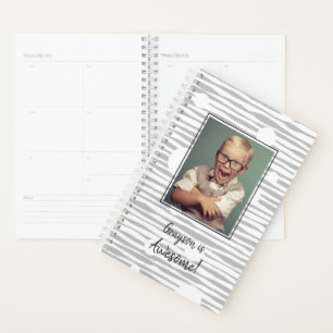 Phantastisches Personalisiertes Foto und Abstrakte Planer