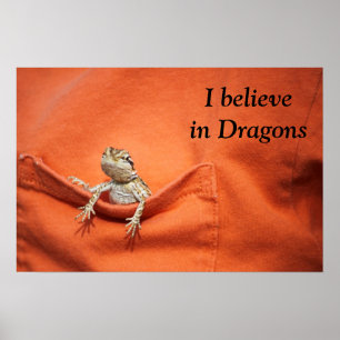 phantastisches Poster für den Reptil-/Bartonfan