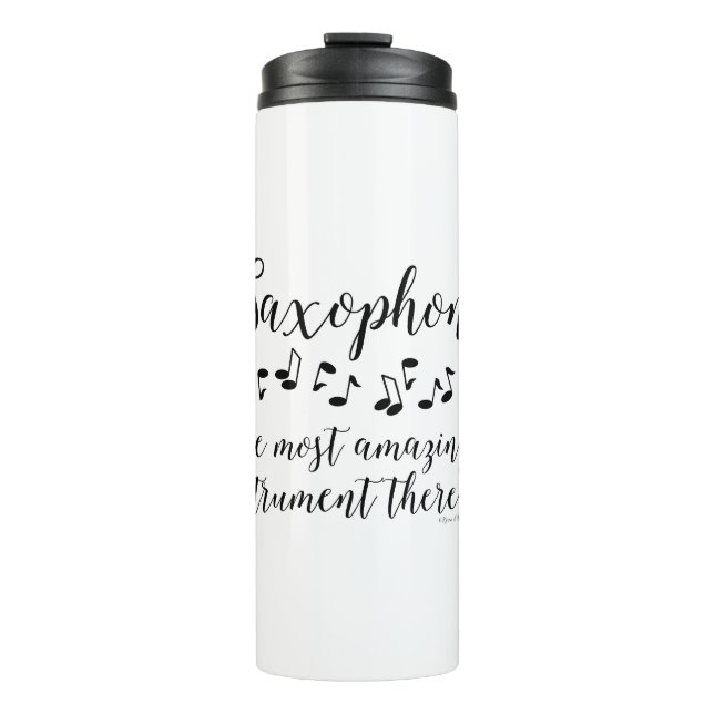 Phantastisches Saxophon Thermosbecher (Vorderseite)