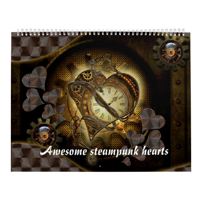 Phantastisches Steamherz Kalender (Titelbild)