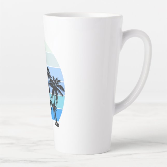 Phantastisches Stranddesign Milchtasse (Rechts)