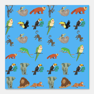 PHANTASTISCHES TIERWALBPAPIER TAPETE