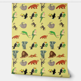 PHANTASTISCHES TIERWALBPAPIER TAPETE