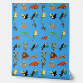 PHANTASTISCHES TIERWALBPAPIER TAPETE