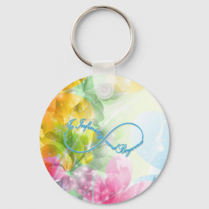 Phantastisches Unendlichkeitssymbol "Bis zur Unend Schlüsselanhänger