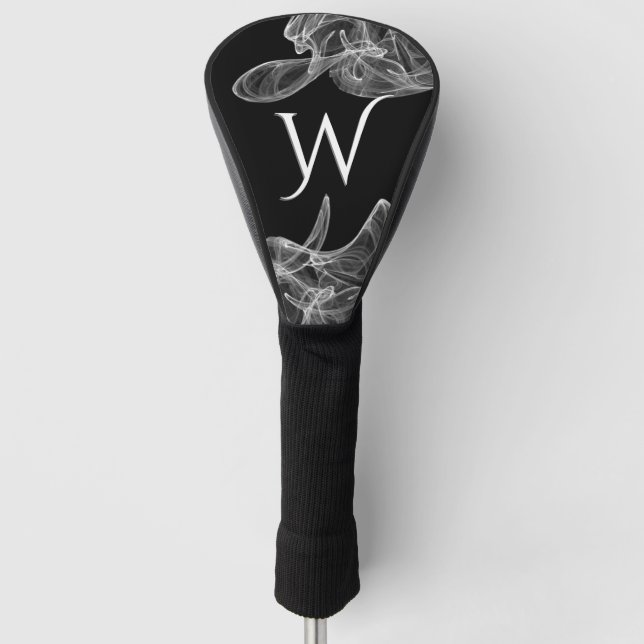 Phantastisches Weißrauchen initialisiert Golf Headcover (Vorderseite)