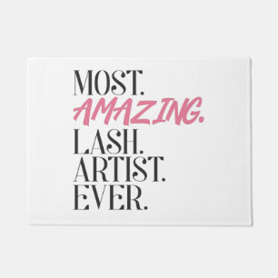 Phantastischste Lash-Künstlerin Eyelashes-Bevorzu Fußmatte