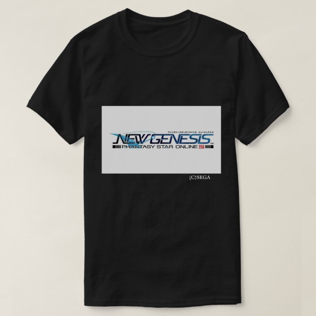 Phantasy Star Online 2: New Genesis Logo Shirt (Design vorne)