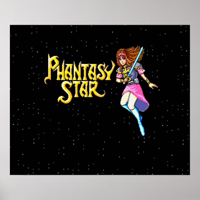 Phantasy Star Poster (Vorne)