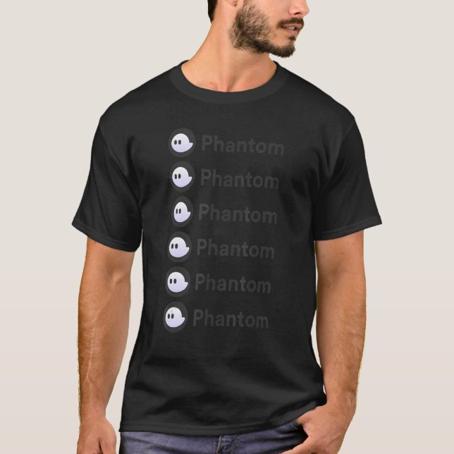 Phantom Crypto und NFT-Brieftasche im Solana-Netz T-Shirt (Vorderseite)