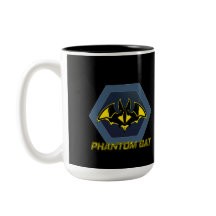Phantom Fledermaus Superheld-Logo-Tasse