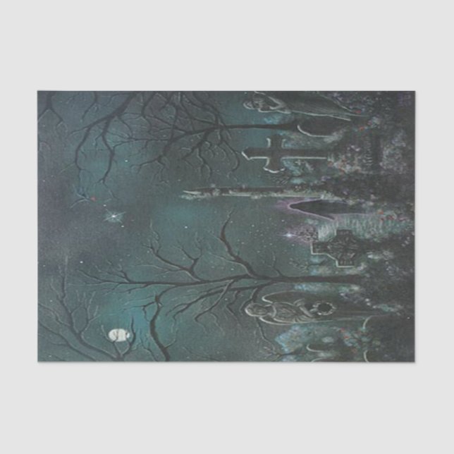 Phantom Graveyard-Tissue Seidenpapier (Vorderseite)