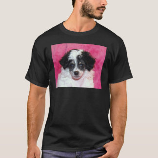 Phantom/Parti Pudel-Welpen-Gesicht T-Shirt