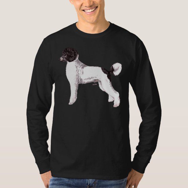 Phantom Parti Toy Poodle Show Stack T-Shirt (Vorderseite)