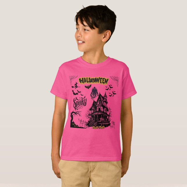 Phantom Pumpkin Kingdom hellrosa T-Shirt (Vorne ganz)
