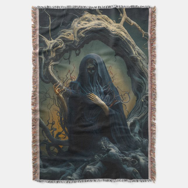 Phantom Throw Blanket Decke (Vorderseite Vertikal)