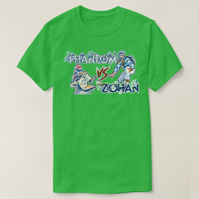 Phantom vs Zohan T-Shirt (Design vorne)