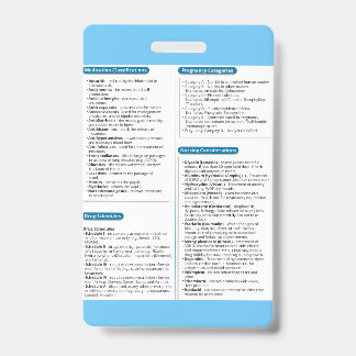 Pharamcolgy Quick Reference Abzeichen Ausweis