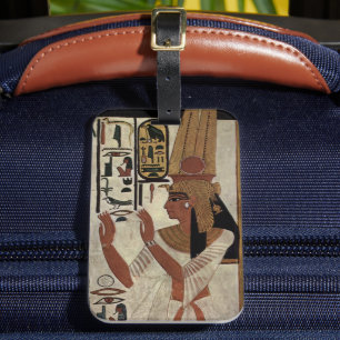 Pharao Altes Ägypten Grab Wandmalerei Graffiti Kun Gepäckanhänger