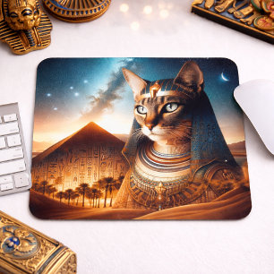 Pharao Cat of the Desert Mousepad