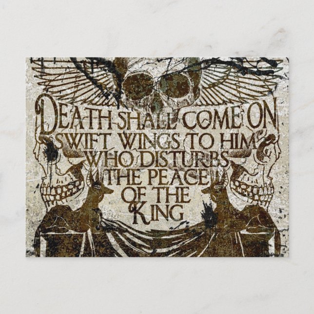 Pharao-Fluch Postkarte (Vorderseite)