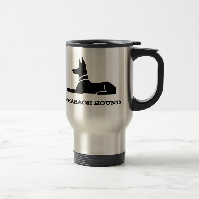 Pharao-Jagdhund Reisebecher (Rechts)